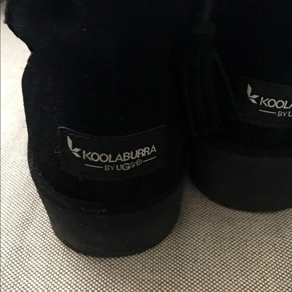 Koolaburra by Ugg black suede booties. - Picture 3 of 6